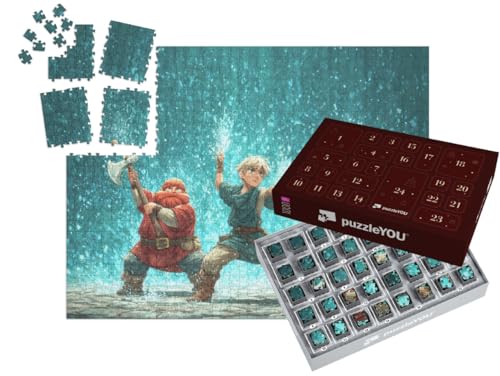 puzzleYOU: Puzzle-Adventskalender | „Wasserfest der kleinen Helden“ – aus der Puzzle-Kollektion Anime puzzleYOU: Puzzle-Adventskalender | „Wasserfest der kleinen Helden“ – aus der Puzzle-Kollektion Anime von puzzleYOU