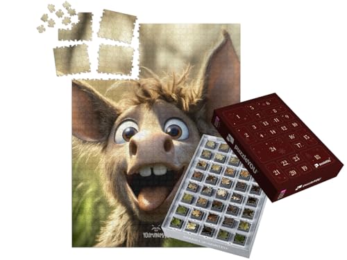 puzzleYOU: Puzzle-Adventskalender | „YOUMANIMALS: Donut“ von puzzleYOU