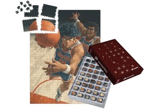 puzzleYOU: Puzzle-Adventskalender | „Zwei Basketball Spieler“ – aus der Puzzle-Kollektion Anime von puzzleYOU