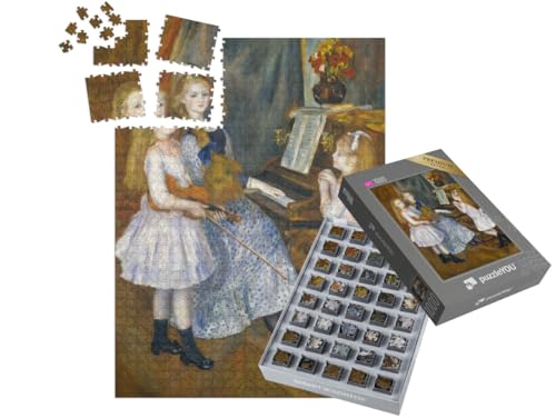 puzzleYOU: SMART Sorted® | Puzzle 1000 Teile leicht gemacht „Auguste Renoir - Die Töchter von Catulle Mendes“ von puzzleYOU