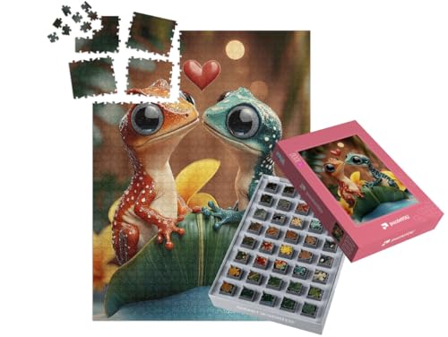 puzzleYOU: SMART Sorted® | Puzzle 1000 Teile leicht gemacht „Bedingungslose Liebe“ von puzzleYOU