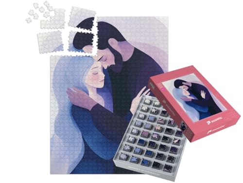 puzzleYOU: SMART Sorted® | Puzzle 1000 Teile leicht gemacht „EIN Herz und eine Seele“ von puzzleYOU