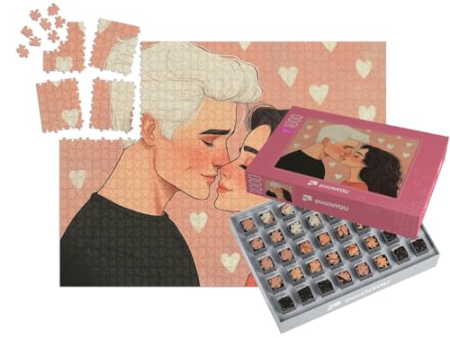 puzzleYOU: SMART Sorted® | Puzzle 1000 Teile leicht gemacht „EIN Valentinswunder“ von puzzleYOU