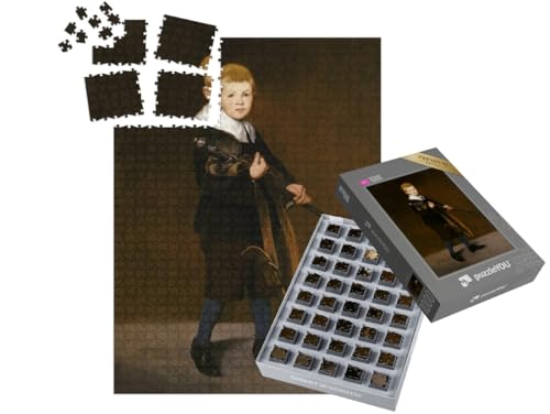 puzzleYOU: SMART Sorted® | Puzzle 1000 Teile leicht gemacht „Edouard Manet - Junge mit einem Schwert“ von puzzleYOU