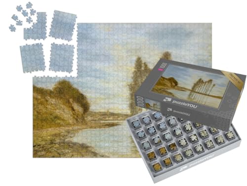 puzzleYOU: SMART Sorted® | Puzzle 1000 Teile leicht gemacht „Homer Dodge Martin - Blick auf die Seine, Harfe der Winde“ von puzzleYOU