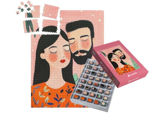 puzzleYOU: SMART Sorted® | Puzzle 1000 Teile leicht gemacht „Immer bei dir“ von puzzleYOU