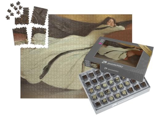puzzleYOU: SMART Sorted® | Puzzle 1000 Teile leicht gemacht „John White Alexander - Rücklage“ von puzzleYOU