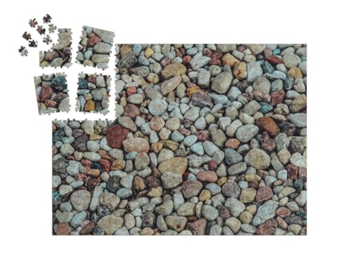 puzzleYOU: SMART Sorted® | Puzzle 1000 Teile leicht gemacht „Kleine Steintextur“ von puzzleYOU
