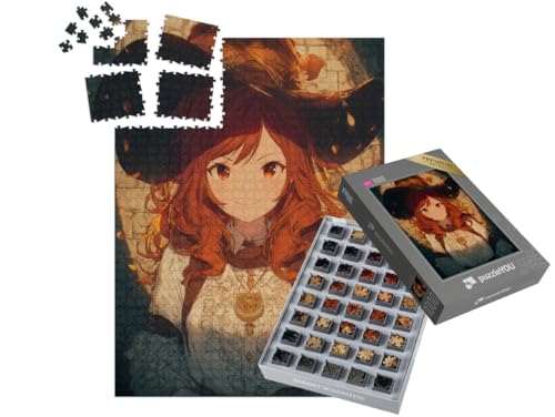 puzzleYOU: SMART Sorted® | Puzzle 1000 Teile leicht gemacht „Magische Funken der Kindheit“ – aus der Puzzle-Kollektion Anime von puzzleYOU