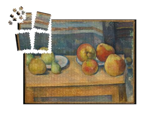 puzzleYOU: SMART Sorted® | Puzzle 1000 Teile leicht gemacht „Paul Cézanne - Stilleben mit Äpfeln und Birnen“ von puzzleYOU