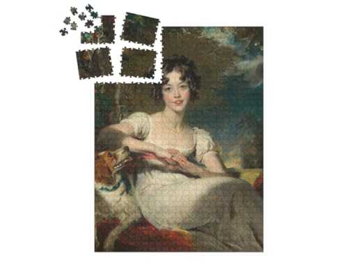puzzleYOU: SMART Sorted® | Puzzle 1000 Teile leicht gemacht „Thomas Lawrence - Dame Maria Conyngham“ von puzzleYOU
