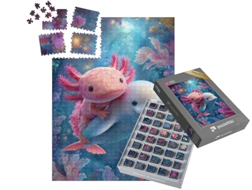 puzzleYOU: SMART Sorted® | Puzzle 1000 Teile leicht gemacht „Unterwasserfreundschaft“ – aus der Puzzle-Kollektion Unterwasser, Fische & Wassertiere von puzzleYOU