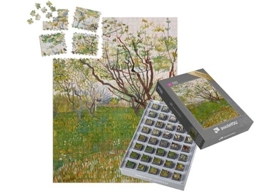 puzzleYOU: SMART Sorted® | Puzzle 1000 Teile leicht gemacht „Vincent Van Gogh - Der blühende Obstgarten“ von puzzleYOU