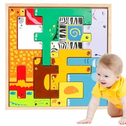 puzzlegame Puzzle Blöcke, Formen Puzzle | Bausteine ​​ | Entzückendes, lustiges, farbenfrohes, kreatives Montessori- und Stapelspielzeug für die Vorschule, Intelligenzbildung für Kinder von puzzlegame