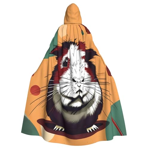 Atmungsaktiver Uni-Kapuzenumhang mit Meerschweinchen-Muster, für Halloween, Karneval, Cosplay und Motto-Party Atmungsaktiver Uni-Kapuzenumhang mit Meerschweinchen-Muster, für Halloween, Karneval, Cosplay und Motto-Party von pvinnk