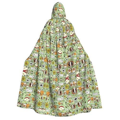 Meerschweinchen-Druck, Karnevals-Dekorationen, Stil, Kapuzenumhang für Kostümpartys, Cosplay, Hexenkostüme Meerschweinchen-Druck, Karnevals-Dekorationen, Stil, Kapuzenumhang für Kostümpartys, Cosplay, Hexenkostüme von pvinnk