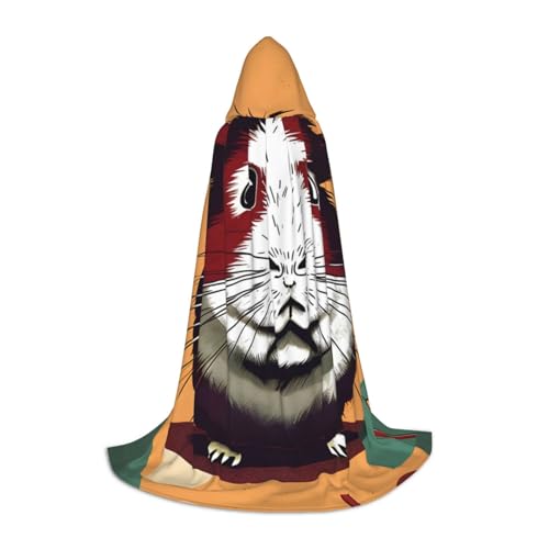Warmer Kapuzenumhang mit Meerschweinchen-Muster für Halloween, für Männer und Frauen, für Karneval, Cosplay, Hexenkostüme Warmer Kapuzenumhang mit Meerschweinchen-Muster für Halloween, für Männer und Frauen, für Karneval, Cosplay, Hexenkostüme von pvinnk