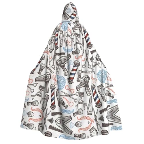 pvinnk Barber Supplies Muster Druck Karneval Dekorationen Stil Kapuzenumhang für Kostümpartys Cosplay Hexenkostüme pvinnk Barber Supplies Muster Druck Karneval Dekorationen Stil Kapuzenumhang für Kostümpartys Cosplay Hexenkostüme von pvinnk