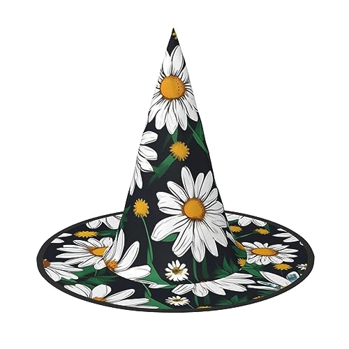 pvinnk Blumen-Gänseblümchen-Druck über lebendigem Karneval, Halloween, Kostüm, Zubehör für Mottopartys von pvinnk