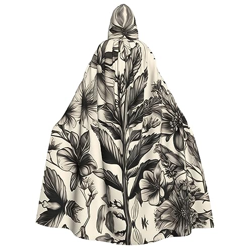 pvinnk Blumenkräuter, botanisches Muster, Druck, Karnevals-Dekorationen, Stil, Kapuzenumhang für Kostümpartys, Cosplay, Hexenkostüme pvinnk Blumenkräuter, botanisches Muster, Druck, Karnevals-Dekorationen, Stil, Kapuzenumhang für Kostümpartys, Cosplay, Hexenkostüme von pvinnk
