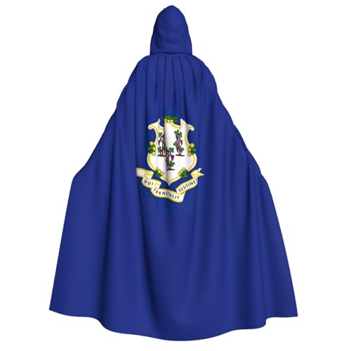 pvinnk Connecticut Staatsflaggen-Druck, Karnevals-Dekorationen, Stil, Kapuzenumhang für Kostümpartys, Cosplay, Hexenkostüme pvinnk Connecticut Staatsflaggen-Druck, Karnevals-Dekorationen, Stil, Kapuzenumhang für Kostümpartys, Cosplay, Hexenkostüme von pvinnk