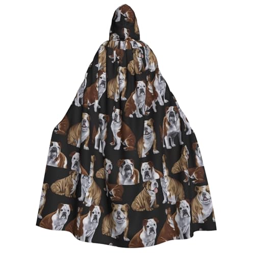 pvinnk Englische Bulldoggen Druck Karneval Dekorationen Stil Kapuzenumhang für Kostümpartys Cosplay Hexenkostüme pvinnk Englische Bulldoggen Druck Karneval Dekorationen Stil Kapuzenumhang für Kostümpartys Cosplay Hexenkostüme von pvinnk