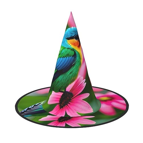 pvinnk Farbenfroher Blumen- und Vogeldruck über lebendigem Karneval, Halloween, Kostümzubehör für Erwachsene für Mottopartys pvinnk Farbenfroher Blumen- und Vogeldruck über lebendigem Karneval, Halloween, Kostümzubehör für Erwachsene für Mottopartys von pvinnk