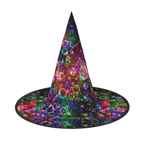 pvinnk Farbenfroher Regenbogen-Stern-Druck über lebendigem Karneval, Halloween, Kostümzubehör für Mottopartys von pvinnk