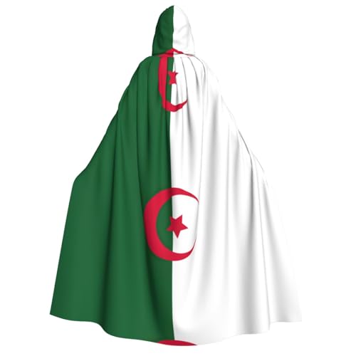 pvinnk Flagge von Algerien, bedruckt, Karnevals-Dekorationen, Stil, Kapuzenumhang für Kostümpartys, Cosplay, Hexenkostüme pvinnk Flagge von Algerien, bedruckt, Karnevals-Dekorationen, Stil, Kapuzenumhang für Kostümpartys, Cosplay, Hexenkostüme von pvinnk