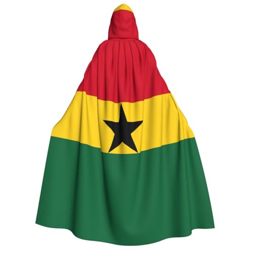 pvinnk Flagge von Ghana, bedruckt, Karnevals-Dekorationen, Stil, Kapuzenumhang für Kostümpartys, Cosplay, Hexenkostüme pvinnk Flagge von Ghana, bedruckt, Karnevals-Dekorationen, Stil, Kapuzenumhang für Kostümpartys, Cosplay, Hexenkostüme von pvinnk