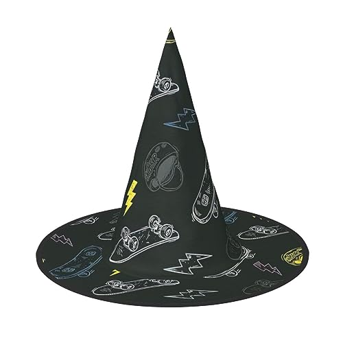 pvinnk Graffiti-Skateboard-Druck über lebhaftem Karneval Halloween Hut Erwachsene Kostüm Zubehör für Mottopartys pvinnk Graffiti-Skateboard-Druck über lebhaftem Karneval Halloween Hut Erwachsene Kostüm Zubehör für Mottopartys von pvinnk