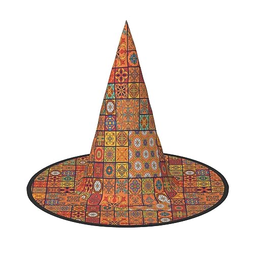 pvinnk Gruppe von marokkanischen geometrischen Druck über lebendigem Karneval Halloween Hut Erwachsene Kostüm Zubehör für Mottopartys pvinnk Gruppe von marokkanischen geometrischen Druck über lebendigem Karneval Halloween Hut Erwachsene Kostüm Zubehör für Mottopartys von pvinnk