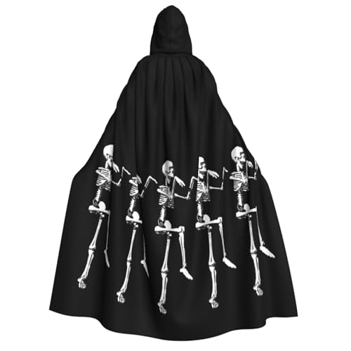 pvinnk Halloween beweglicher Skelett-Schädel-Druck, Karnevals-Dekorationen, Stil, Kapuzenumhang für Kostümpartys, Cosplay, Hexenkostüme pvinnk Halloween beweglicher Skelett-Schädel-Druck, Karnevals-Dekorationen, Stil, Kapuzenumhang für Kostümpartys, Cosplay, Hexenkostüme von pvinnk