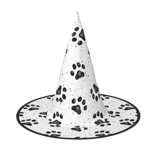 pvinnk Hundepfotenmuster Druck über lebendigem Karneval Halloween Hut Erwachsene Kostüm Zubehör für Mottopartys pvinnk Hundepfotenmuster Druck über lebendigem Karneval Halloween Hut Erwachsene Kostüm Zubehör für Mottopartys von pvinnk