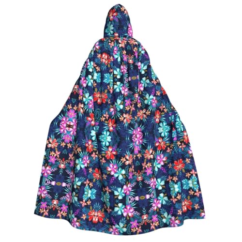 pvinnk Kapuzenumhang mit blauem Blumenmuster, Karnevalsdekorationen, für Kostümpartys, Cosplay, Hexenkostüme pvinnk Kapuzenumhang mit blauem Blumenmuster, Karnevalsdekorationen, für Kostümpartys, Cosplay, Hexenkostüme von pvinnk