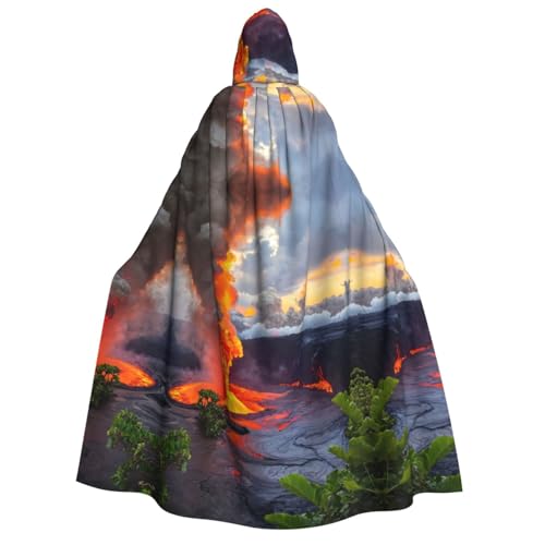 pvinnk Kilauea Vulkane Druck Karneval Dekorationen Stil Kapuzenumhang für Kostümpartys Cosplay Hexenkostüme pvinnk Kilauea Vulkane Druck Karneval Dekorationen Stil Kapuzenumhang für Kostümpartys Cosplay Hexenkostüme von pvinnk