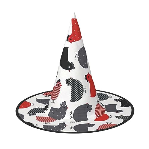 pvinnk Kreativer Cartoon-Huhn-Druck über lebhaftem Karneval Halloween Hut Erwachsene Kostüm Zubehör für Mottopartys pvinnk Kreativer Cartoon-Huhn-Druck über lebhaftem Karneval Halloween Hut Erwachsene Kostüm Zubehör für Mottopartys von pvinnk