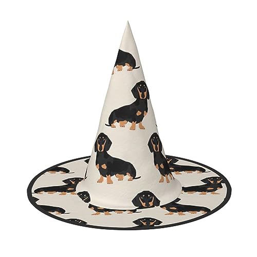 pvinnk Lebhafter Dackel Print Erwachsener Hut Halloween Mottoparty pvinnk Lebhafter Dackel Print Erwachsener Hut Halloween Mottoparty von pvinnk