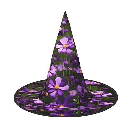 pvinnk Lila Blumen Druck über lebendigem Karneval Halloween Hut Erwachsene Kostüm Zubehör für Mottopartys pvinnk Lila Blumen Druck über lebendigem Karneval Halloween Hut Erwachsene Kostüm Zubehör für Mottopartys von pvinnk