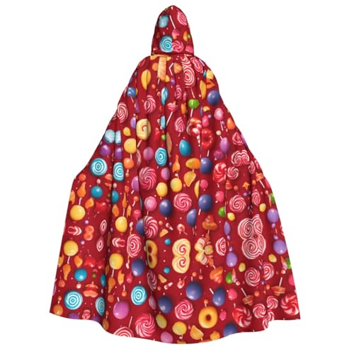 pvinnk Lollipop-Druck, Karnevals-Dekorationen, Stil, Kapuzenumhang für Kostümpartys, Cosplay, Hexenkostüme pvinnk Lollipop-Druck, Karnevals-Dekorationen, Stil, Kapuzenumhang für Kostümpartys, Cosplay, Hexenkostüme von pvinnk