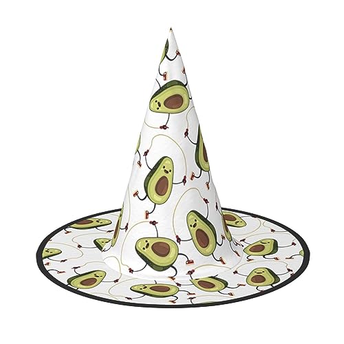 pvinnk Lustiger Cartoon-Avocado-Druck über lebendigem Karneval Halloween Hut Erwachsene Kostüm Zubehör für Mottopartys pvinnk Lustiger Cartoon-Avocado-Druck über lebendigem Karneval Halloween Hut Erwachsene Kostüm Zubehör für Mottopartys von pvinnk
