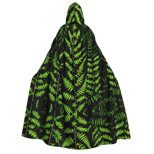 pvinnk Natürliche Pflanzen-Silhouette, Farnblatt-Druck, Karnevals-Dekorationen, Stil, Kapuzenumhang für Kostümpartys, Cosplay, Hexenkostüme pvinnk Natürliche Pflanzen-Silhouette, Farnblatt-Druck, Karnevals-Dekorationen, Stil, Kapuzenumhang für Kostümpartys, Cosplay, Hexenkostüme von pvinnk
