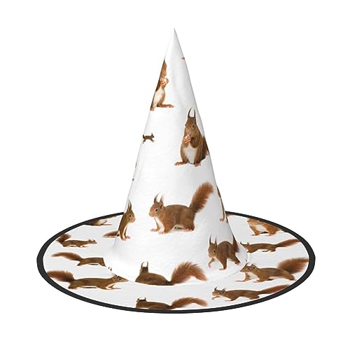 pvinnk Niedlicher Eichhörnchen-Druck über lebendigem Karneval Halloween Hut Erwachsene Kostüm Zubehör für Mottopartys pvinnk Niedlicher Eichhörnchen-Druck über lebendigem Karneval Halloween Hut Erwachsene Kostüm Zubehör für Mottopartys von pvinnk