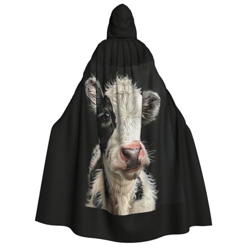 pvinnk Niedlicher Kuh-Druck, Karnevals-Dekorationen, Stil, Kapuzenumhang für Kostümpartys, Cosplay, Hexenkostüme pvinnk Niedlicher Kuh-Druck, Karnevals-Dekorationen, Stil, Kapuzenumhang für Kostümpartys, Cosplay, Hexenkostüme von pvinnk