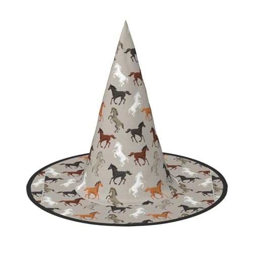 pvinnk Niedlicher Pferdeaufdruck über lebendigem Karneval Halloween Hut Erwachsene Kostüm Zubehör für Mottopartys pvinnk Niedlicher Pferdeaufdruck über lebendigem Karneval Halloween Hut Erwachsene Kostüm Zubehör für Mottopartys von pvinnk