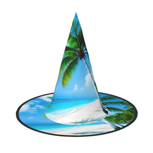 pvinnk Palmen und blaues Meer Druck über lebendigem Karneval Halloween Hut Erwachsene Kostüm Zubehör für Mottopartys pvinnk Palmen und blaues Meer Druck über lebendigem Karneval Halloween Hut Erwachsene Kostüm Zubehör für Mottopartys von pvinnk