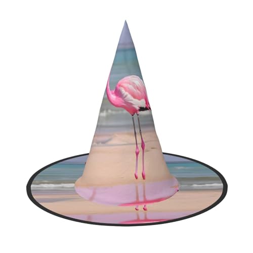 pvinnk Rosa Flamingo am Strand Druck über lebendigem Karneval Halloween Hut Erwachsene Kostüm Zubehör für Mottopartys pvinnk Rosa Flamingo am Strand Druck über lebendigem Karneval Halloween Hut Erwachsene Kostüm Zubehör für Mottopartys von pvinnk