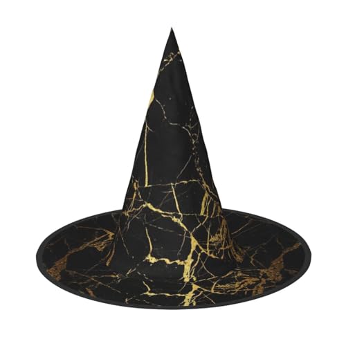 pvinnk Schwarz-goldener Marmor-Druck über lebendigem Karneval Halloween Hut Erwachsene Kostüm Zubehör für Mottopartys pvinnk Schwarz-goldener Marmor-Druck über lebendigem Karneval Halloween Hut Erwachsene Kostüm Zubehör für Mottopartys von pvinnk