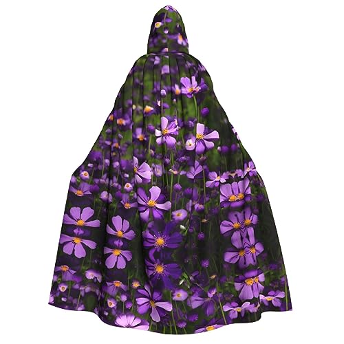 pvinnk Umhang mit violettem Blumendruck, Karnevalsdekorationen, Kapuzenumhang für Kostümpartys, Cosplay, Hexenkostüme pvinnk Umhang mit violettem Blumendruck, Karnevalsdekorationen, Kapuzenumhang für Kostümpartys, Cosplay, Hexenkostüme von pvinnk