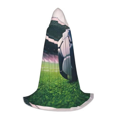 pvinnk Warmer Kapuzenumhang mit Fußball-Aufdruck, für Herren und Damen, für Karneval, Cosplay, Hexenkostüme pvinnk Warmer Kapuzenumhang mit Fußball-Aufdruck, für Herren und Damen, für Karneval, Cosplay, Hexenkostüme von pvinnk